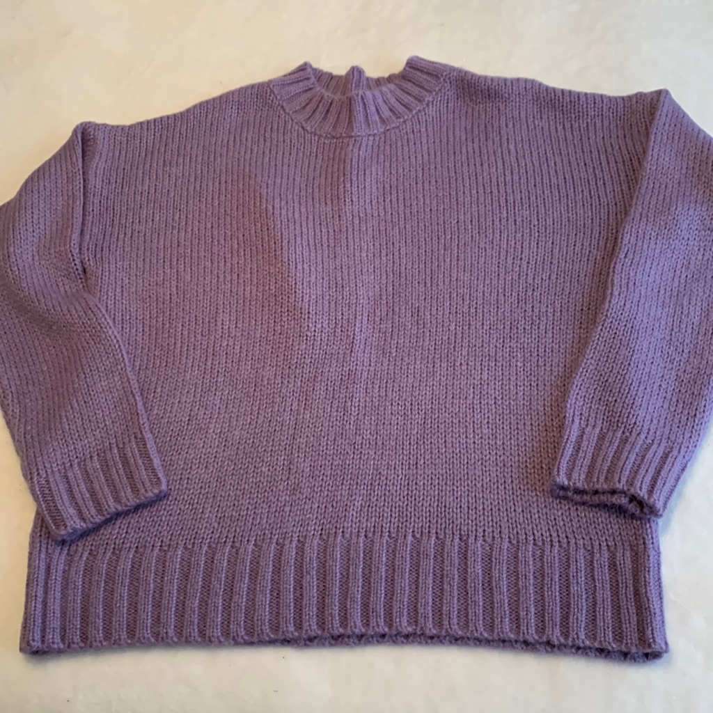 French Connection Purple Long Sweater.